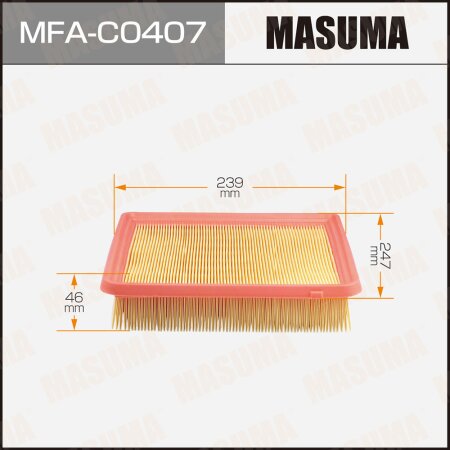 Air filter Masuma, MFA-C0407