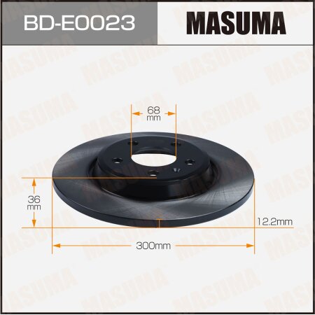 Brake disk Masuma, BD-E0023