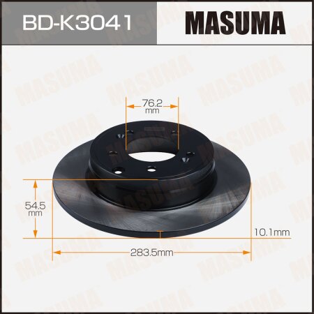 Brake disk Masuma, BD-K3041