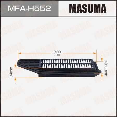 Air filter Masuma, MFA-H552