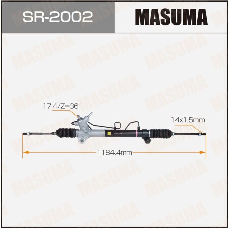 Gear assy, steering, SR-2002