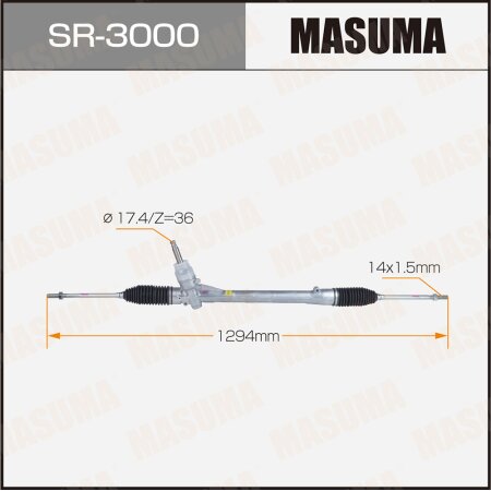 Gear assy, steering, SR-3000