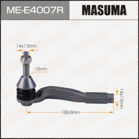 Tie rod end Masuma, ME-E4007R