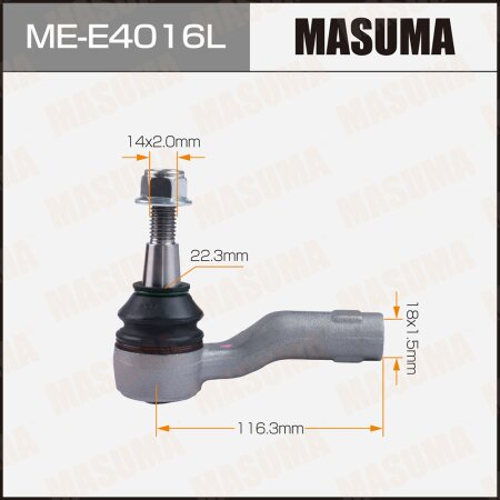 Tie rod end Masuma, ME-E4016L