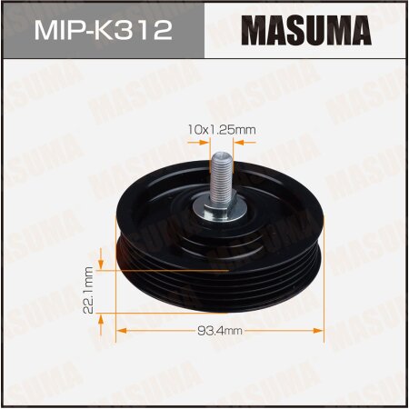 Drive belt tensioner pulley Masuma, MIP-K312