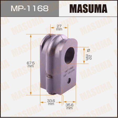 Stabilizer bar bushing Masuma, MP-1168