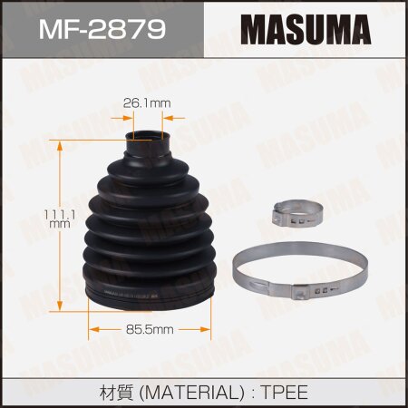 CV Joint boot Masuma (plastic), MF-2879