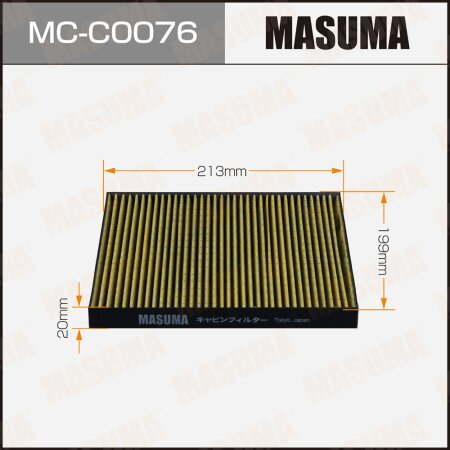 Cabin air filter Masuma, MC-C0076