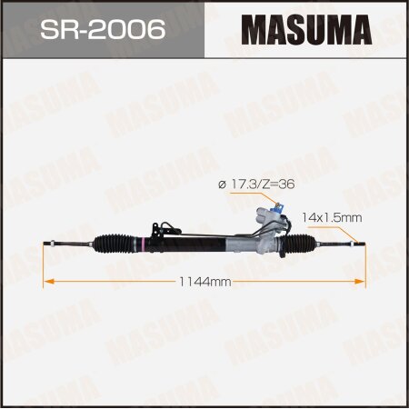 Gear assy, steering, SR-2006