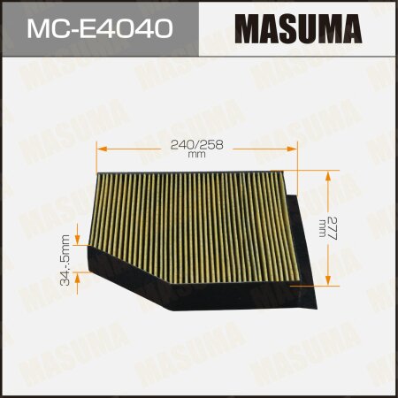 Cabin air filter Masuma, MC-E4040