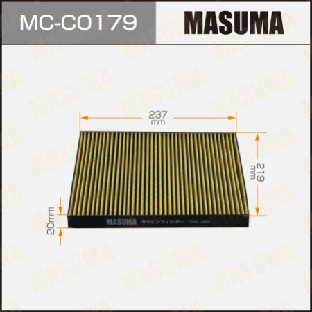 Cabin air filter Masuma, MC-C0179