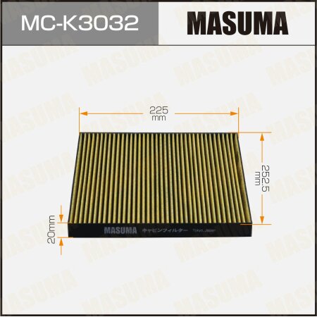 Cabin air filter Masuma, MC-K3032