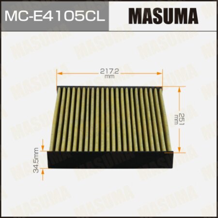 Cabin air filter Masuma charcoal, MC-E4105CL