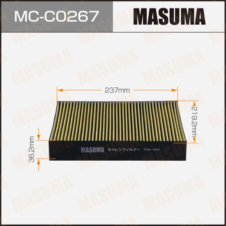 Cabin air filter Masuma, MC-C0267