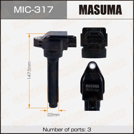 Ignition coil Masuma, MIC-317