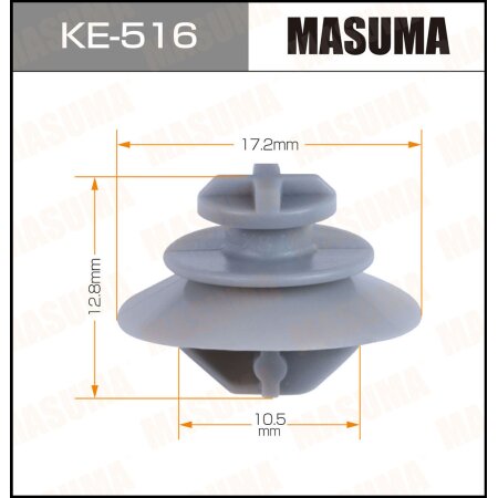 Retainer clip Masuma plastic, KE-516