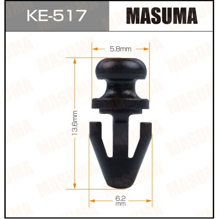 Retainer clip Masuma plastic, KE-517