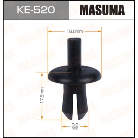 Retainer clip Masuma plastic, KE-520