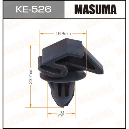 Retainer clip Masuma plastic, KE-526