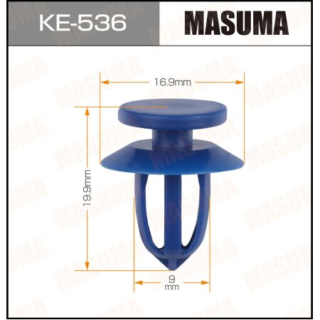 Retainer clip Masuma plastic, KE-536