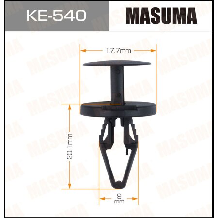 Retainer clip Masuma plastic, KE-540