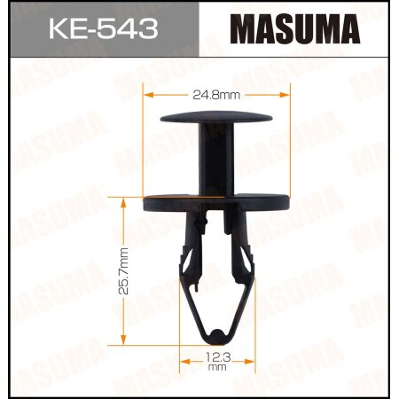 Retainer clip Masuma plastic, KE-543