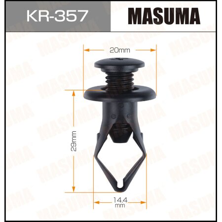 Retainer clip Masuma plastic, KR-357