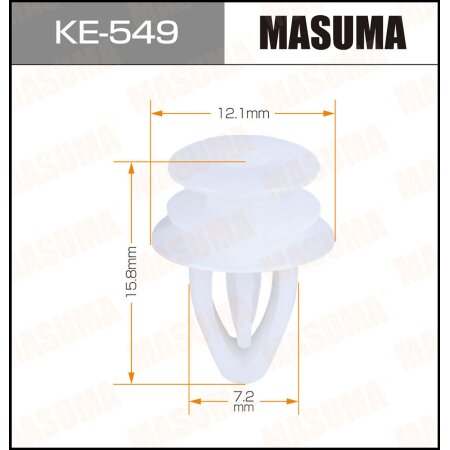 Retainer clip Masuma plastic, KE-549