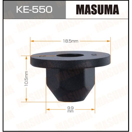 Retainer clip Masuma plastic, KE-550