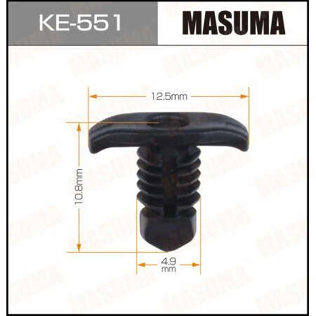 Retainer clip Masuma plastic, KE-551