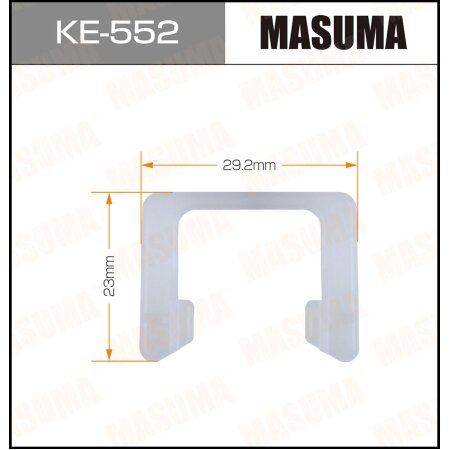 Retainer clip Masuma plastic, KE-552