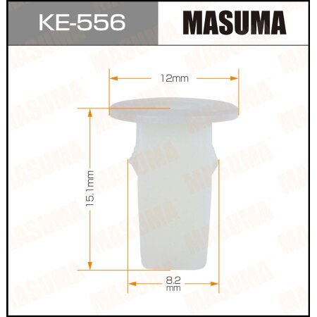 Retainer clip Masuma plastic, KE-556