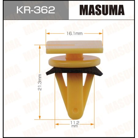 Retainer clip Masuma plastic, KR-362