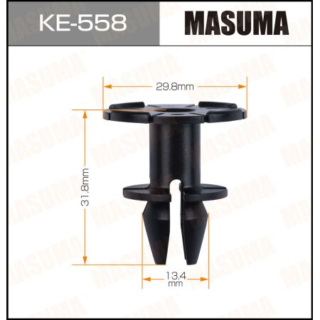 Retainer clip Masuma plastic, KE-558