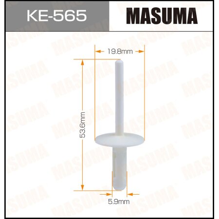 Retainer clip Masuma plastic, KE-565