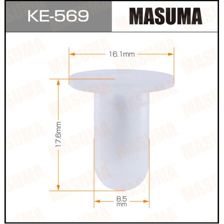 Retainer clip Masuma plastic, KE-569