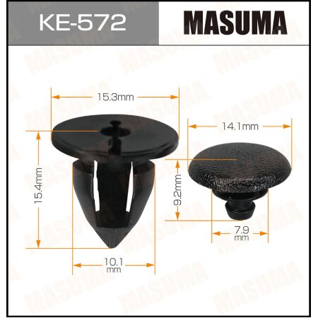 Retainer clip Masuma plastic, KE-572