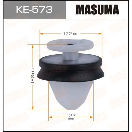 Retainer clip Masuma plastic, KE-573