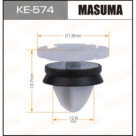 Retainer clip Masuma plastic, KE-574