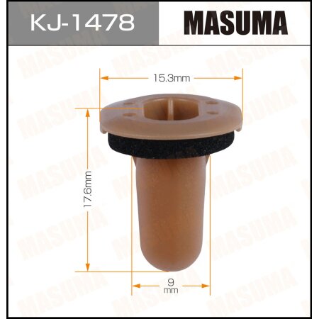 Retainer clip Masuma plastic, KJ-1478