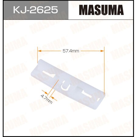 Retainer clip Masuma plastic, KJ-2625