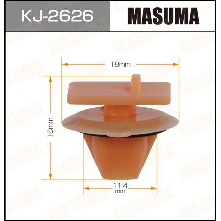 Retainer clip Masuma plastic, KJ-2626