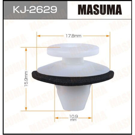 Retainer clip Masuma plastic, KJ-2629