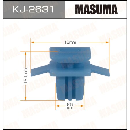 Retainer clip Masuma plastic, KJ-2631