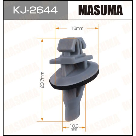 Retainer clip Masuma plastic, KJ-2644