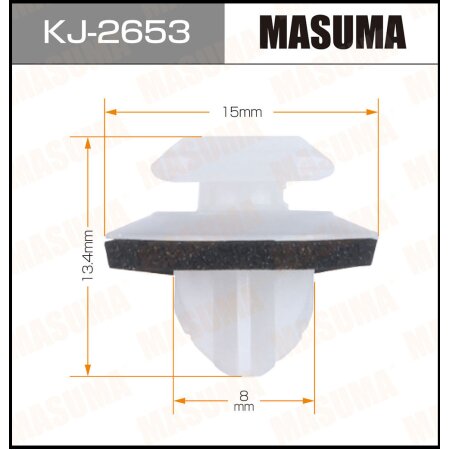 Retainer clip Masuma plastic, KJ-2653