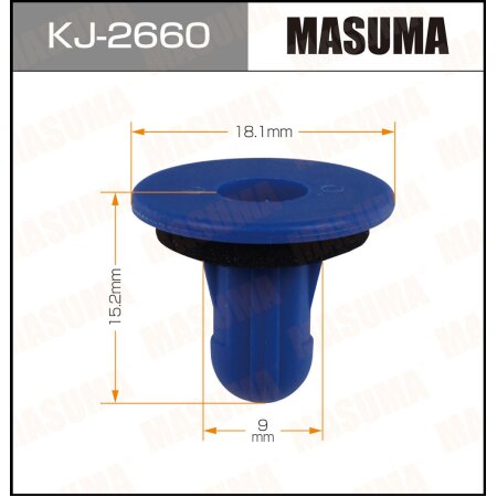 Retainer clip Masuma plastic, KJ-2660