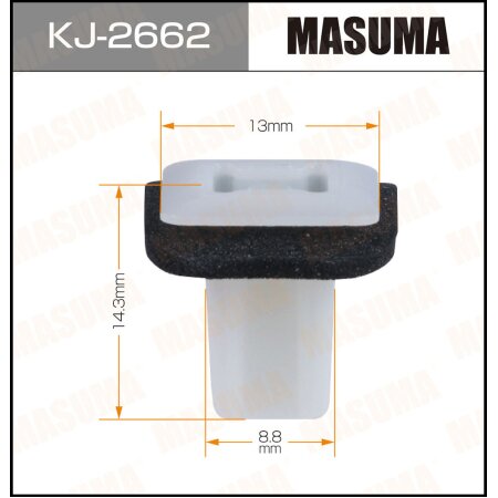 Retainer clip Masuma plastic, KJ-2662