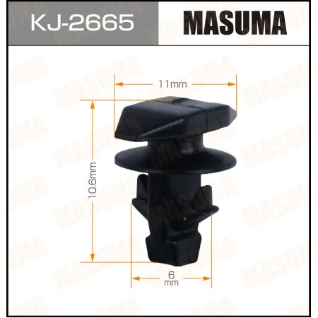 Retainer clip Masuma plastic, KJ-2665