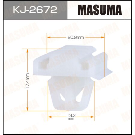 Retainer clip Masuma plastic, KJ-2672